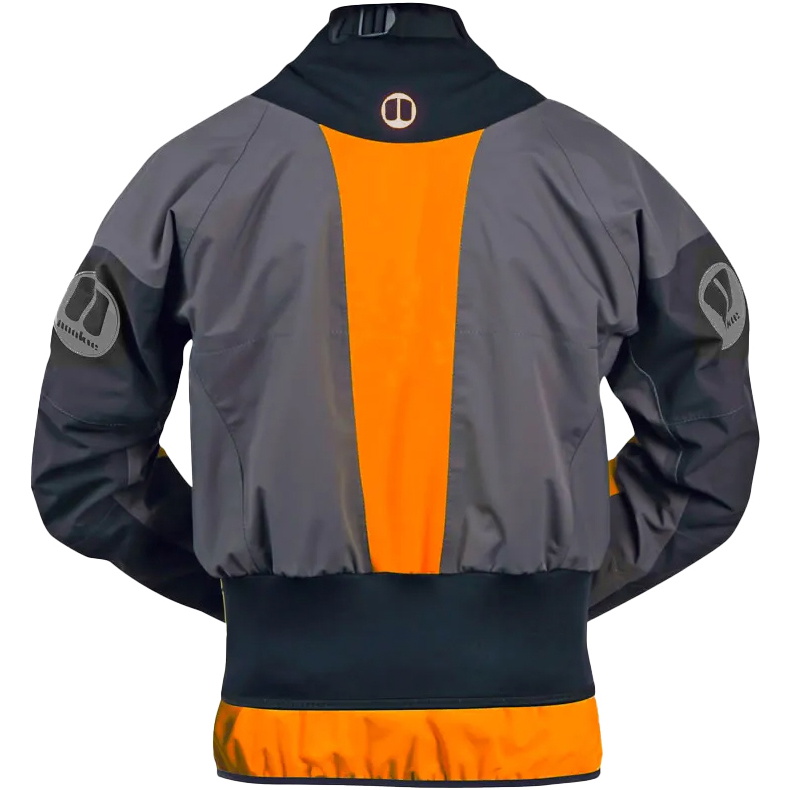 2026 Nookie Rush White Water Jacket JA20 - Orange / Charcoal Grey